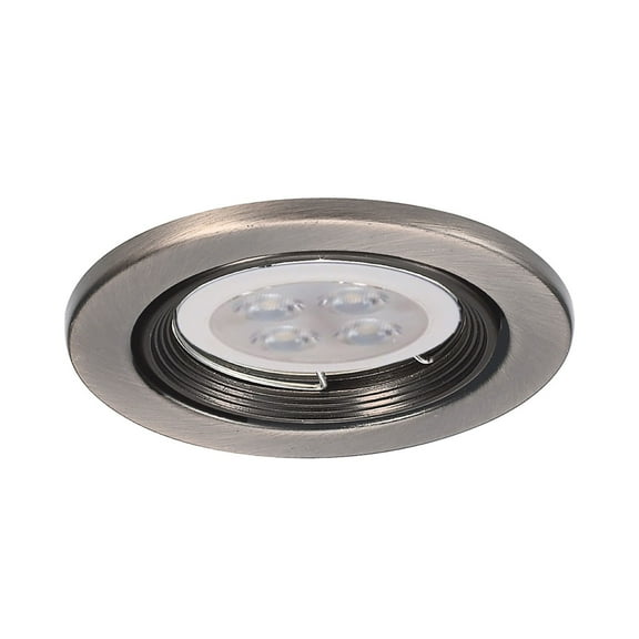 WAC Lighting 2.5" 1-Light Aluminum Downlight Trim w/ 8W MR16 LED in Nickel
