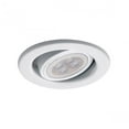 thumbnail image 1 of WAC Lighting 2.5" 1-Light Aluminum Gimbal Trim with 8W MR16 LED in White, 1 of 3