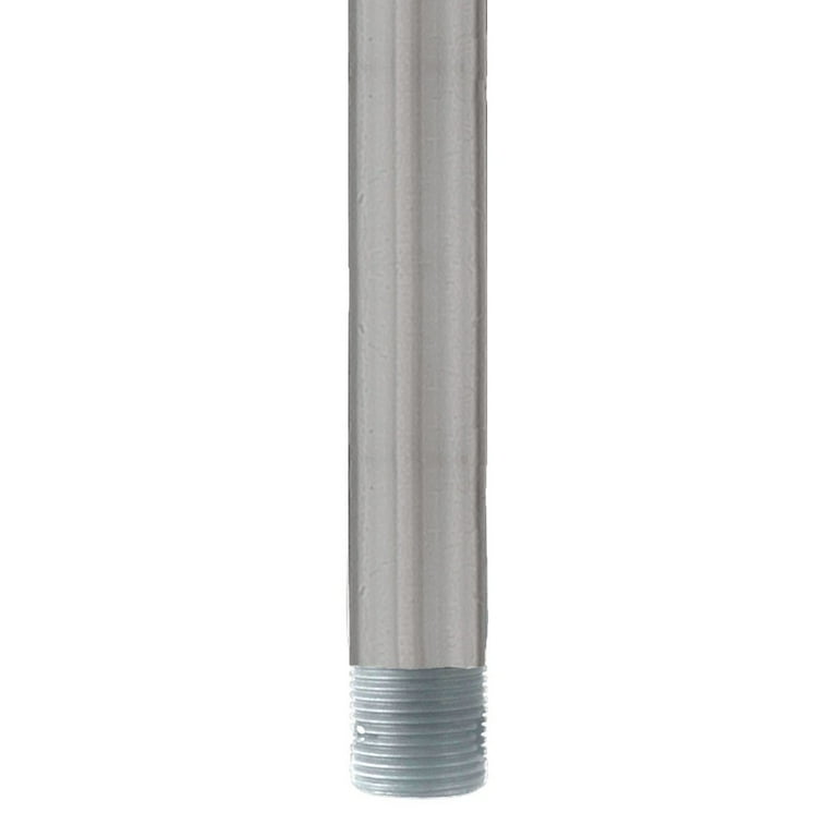 Independence 48 in. Brushed Nickel Dual Threaded Ceiling Fan Extension Downrod Independence 48 in. Brushed Nickel Dual Threaded Ceiling Fan Extension Downrod