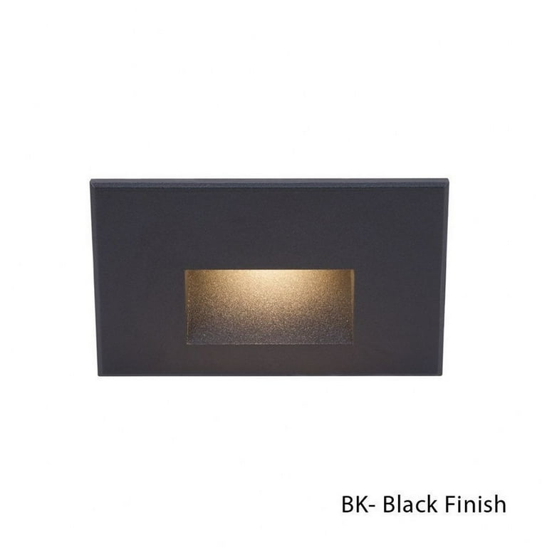 4-Watt Line Voltage 3000K White Integrated LED Horizontal Wall or Stair Light 4-Watt Line Voltage 3000K White Integrated LED Horizontal Wall or Stair Light