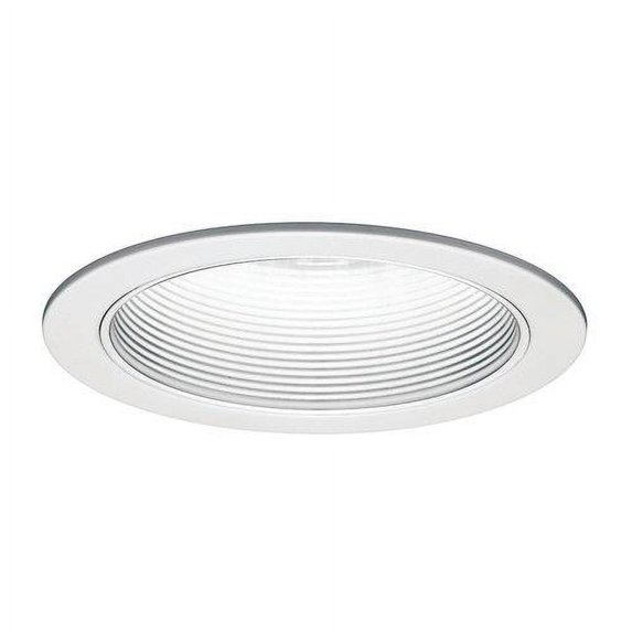 WAC Lighting 6 inch Line Voltage Trim White Baffle / White Trim Lighting Fixture