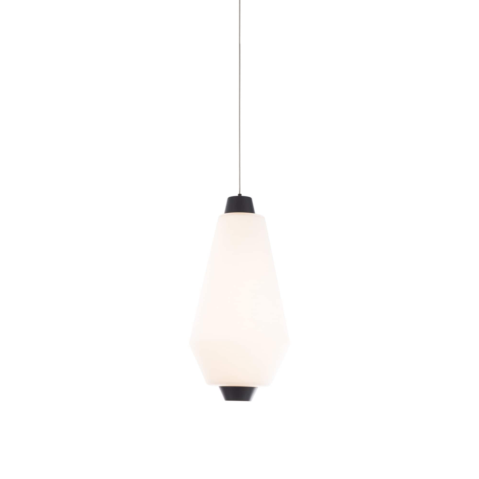 Amelia Black Opal Glass Mini LED Pendant Light