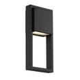thumbnail image 1 of WAC Lighting Archetype 12" LED Aluminum Indoor and Outdoor Wall Light in Black, 1 of 5