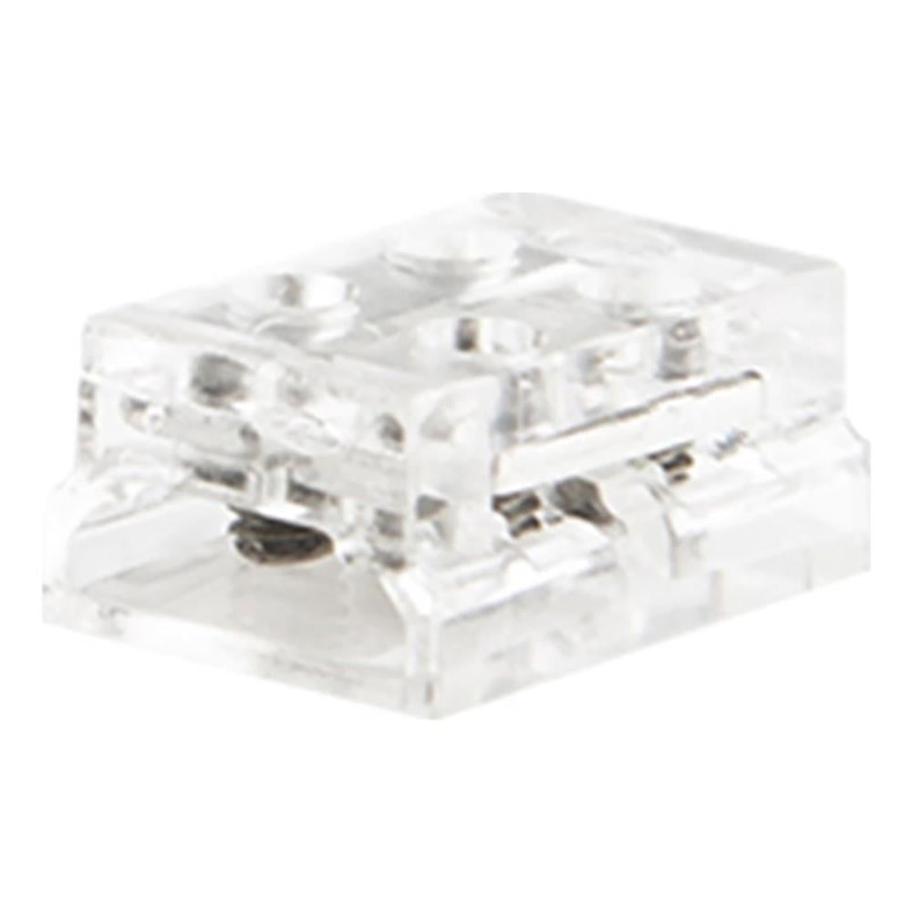 Clear Aluminum LED Tape-to-Tape I Connector Set