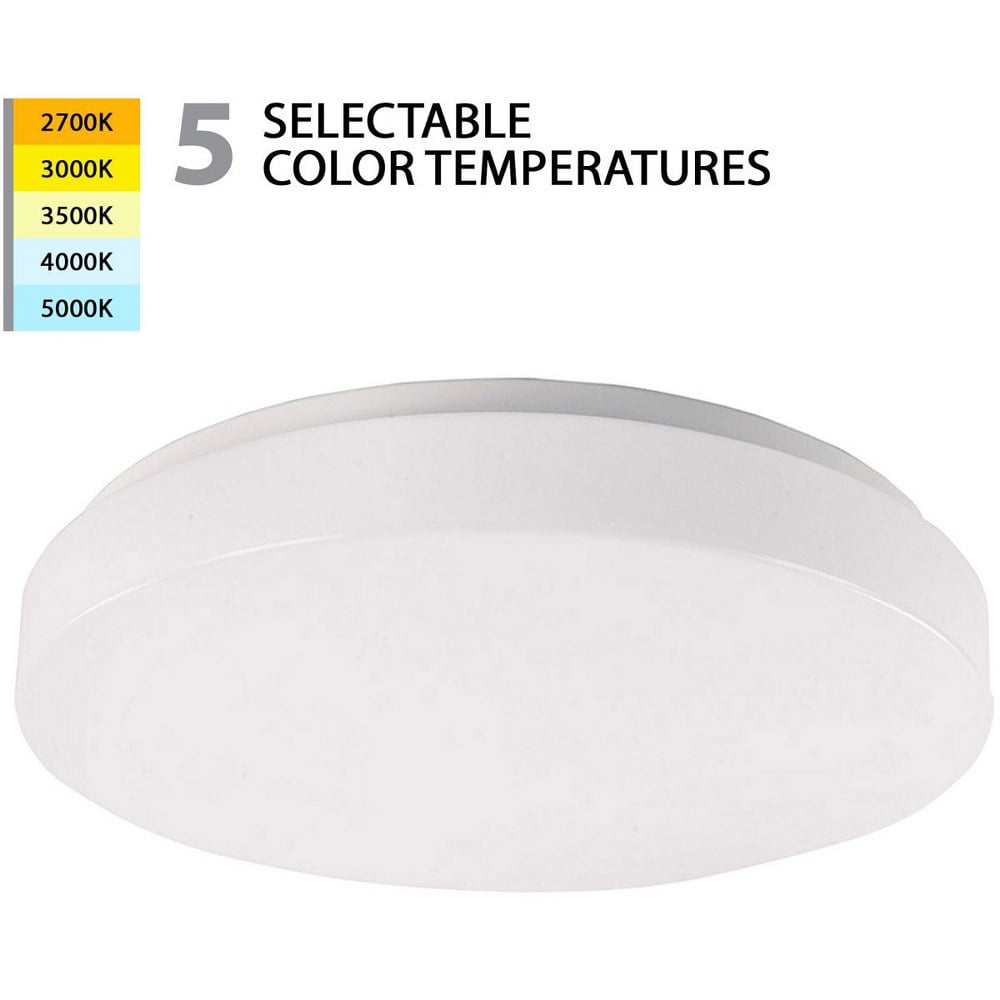 Blo 15" White LED Energy Star Flush Mount with Acrylic Diffuser
