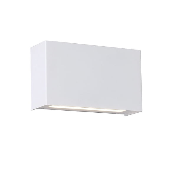 WAC Lighting Blok 1-Light LED 3000K Contemporary Aluminum Wall Sconce in White