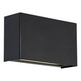 thumbnail image 1 of WAC Lighting Blok 2-Light LED 3000K Contemporary Aluminum Wall Sconce in Black, 1 of 6