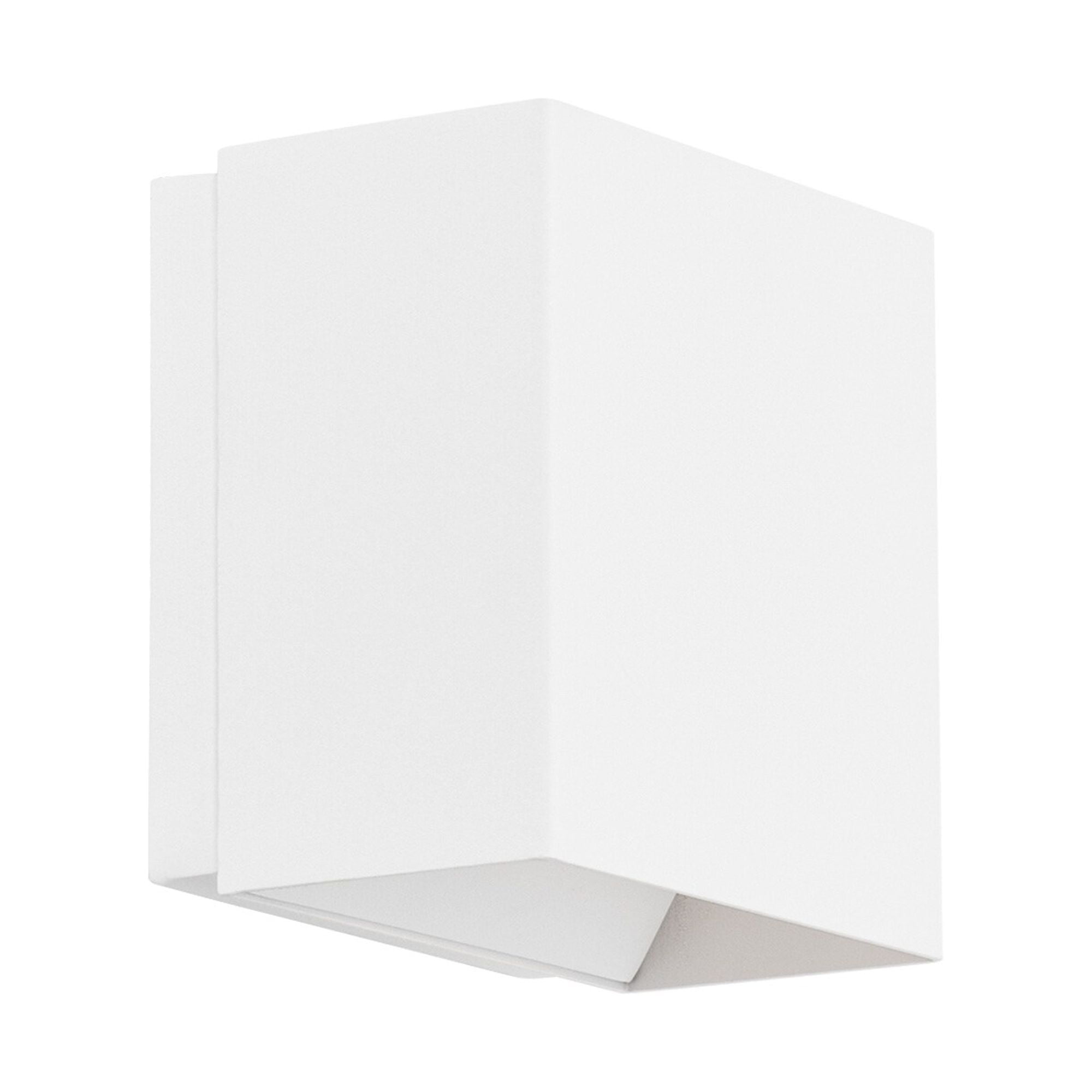 Boxi Modern White Aluminum LED Sconce with Adjustable Color Temperature