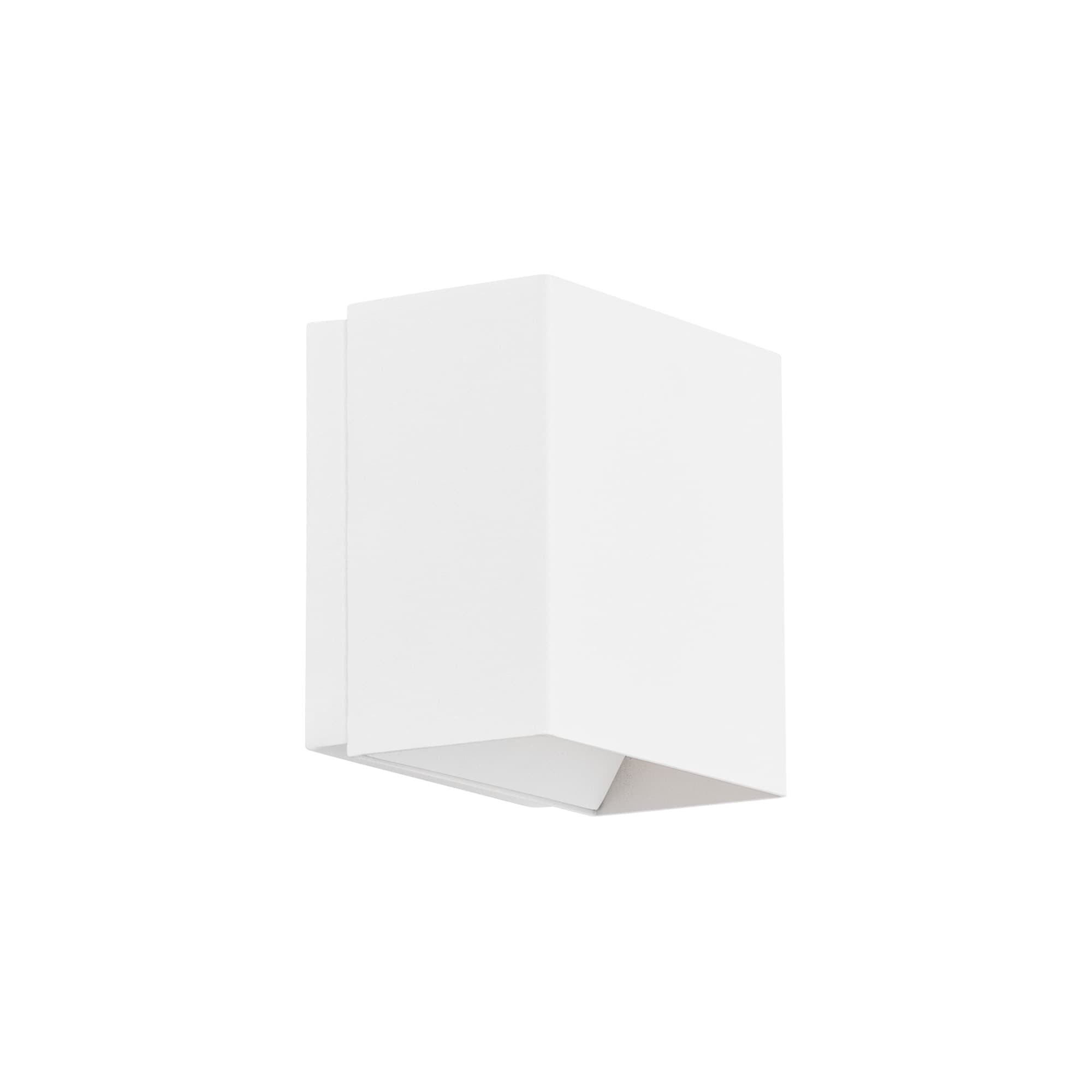 Boxi Modern White Aluminum LED Sconce with Adjustable Color Temperature