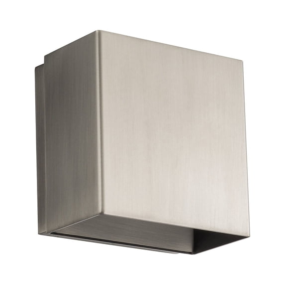 WAC Lighting Boxi 1-Light LED 3-CCT 3500K Aluminum Wall Sconce in Black