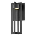 thumbnail image 1 of WAC Lighting Chamber 16" 1-Light LED Aluminum Indoor/Outdoor Wall Light in Black, 1 of 2
