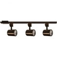 thumbnail image 1 of WAC Lighting Charge 3-Light 10W LED Energy Star Aluminum Track Kit in Bronze, 1 of 2