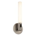 thumbnail image 1 of WAC Lighting Clare 16" 1-Light LED Modern Aluminum Wall Sconce in Brushed Nickel, 1 of 3