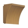thumbnail image 1 of WAC Lighting Cornice 5" 2-Light LED 3-CCT 3000K Aluminum Wall Sconce in Brass, 1 of 5