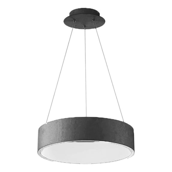 WAC Lighting Corso 18" LED 3000K Contemporary Aluminum Pendant in Black