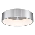 thumbnail image 1 of WAC Lighting Corso 18" LED 3000K Modern Aluminum Flush Mount in Chrome, 1 of 2
