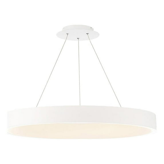 WAC Lighting Corso 43" LED 3000K Contemporary Aluminum Pendant in White