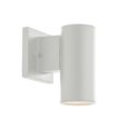 thumbnail image 1 of WAC Lighting Cylinder 1-Light LED 3000K Up & Down Aluminum Wall Light in White, 1 of 5