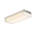 thumbnail image 1 of WAC Lighting Dice 14" LED 2700K Rectangular Aluminum Flush Mount in Nickel, 1 of 5