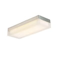 thumbnail image 1 of WAC Lighting Dice 14" LED 3000K Rectangular Aluminum Flush Mount in Nickel, 1 of 4