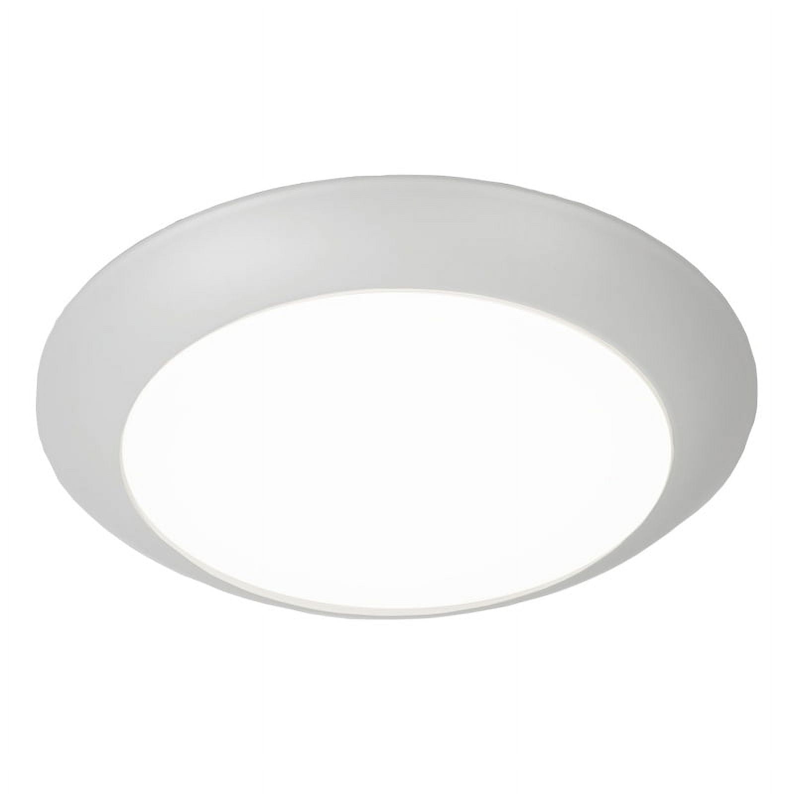 Eco-Friendly 7'' White Acrylic LED Flush Mount Light