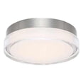 thumbnail image 1 of WAC Lighting Dot 6" LED 3000K Round Contemporary Aluminum Flush Mount in Chrome, 1 of 3