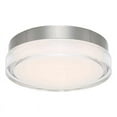 thumbnail image 1 of WAC Lighting Dot 9" LED 3500K Round Stainless Steel Flush Mount in Chrome, 1 of 5