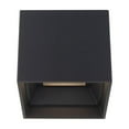 thumbnail image 1 of WAC Lighting Downtown 5" LED 3-CCT 3500K Square Aluminum Flush Mount in Black, 1 of 5