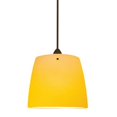 thumbnail image 1 of WAC Lighting ELLA PENDANT WITH QP 501 SOCKET SETS DARK BRONZE FINISH AMBER SHADE, 1 of 1