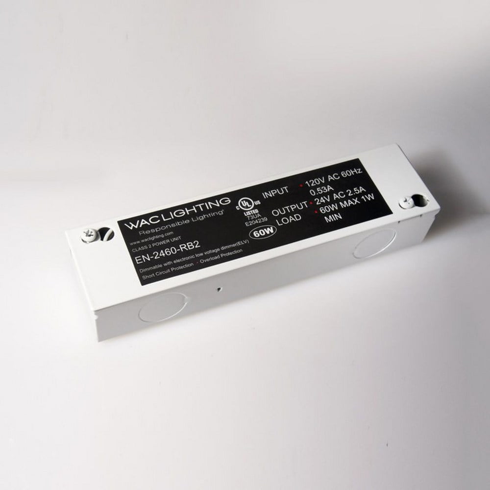 Black 24V 60W Electronic Transformer for Low Voltage Lighting