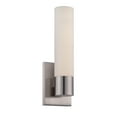 thumbnail image 1 of WAC Lighting Elementum 13" 1-Light LED 2700K Aluminum Wall Sconce in Nickel, 1 of 3
