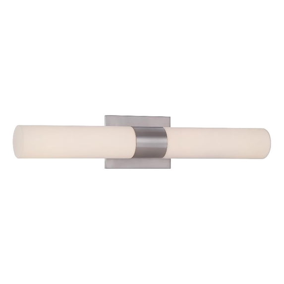 WAC Lighting Elementum 22" LED 3500K Aluminum Bathroom Vanity Light in Nickel