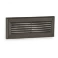 thumbnail image 1 of WAC Lighting Endurance 1-Light Louvered LED Aluminum Brick Light in Bronze, 1 of 2