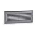 thumbnail image 1 of WAC Lighting Endurance 1-Light Louvered LED Aluminum Brick Light in Gray, 1 of 2