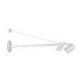 thumbnail image 1 of WAC Lighting Endurance 2-Light 3000K LED Aluminum Signage Light in White/Clear, 1 of 2