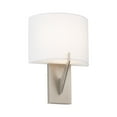 thumbnail image 1 of WAC Lighting Fitzgerald 8" 1-Light LED 2700K Aluminum Wall Sconce in Nickel, 1 of 5