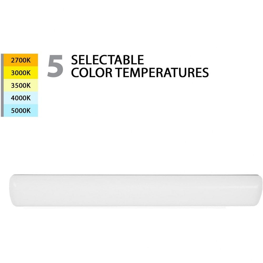 EcoBright 48" White LED Dimmable Vanity Light with Acrylic Diffuser