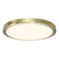 thumbnail image 1 of WAC Lighting Geos 10" LED 3000K Round Aluminum Low-Profile Flush Mount in Brass, 1 of 3