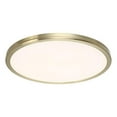 thumbnail image 1 of WAC Lighting Geos 15" LED 3000K Round Aluminum Low-Profile Flush Mount in Brass, 1 of 3