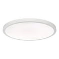 thumbnail image 1 of WAC Lighting Geos 15" LED 3000K Round Aluminum Low-Profile Flush Mount in White, 1 of 3