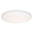 thumbnail image 1 of WAC Lighting Geos 22" LED 3000K Round Aluminum Low-Profile Flush Mount in White, 1 of 3