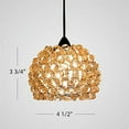 thumbnail image 1 of WAC Lighting Gia LED Quick Connect Pendant Champagne Diamond Shade With Dark Bronze Socket Set, 1 of 1