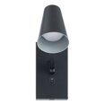 thumbnail image 1 of WAC Lighting Grisham 8" LED 1-Light 3000K Aluminum Reading Light in Black, 1 of 5