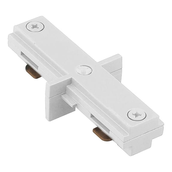 WAC Lighting H Track 120V Aluminum Dead End I Connector in White