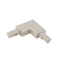 thumbnail image 1 of WAC Lighting H Track 120V Aluminum Left L Connector in Brushed Nickel, 1 of 3