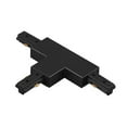 thumbnail image 1 of WAC Lighting H Track 120V Aluminum T-Shape Connector in Black, 1 of 3