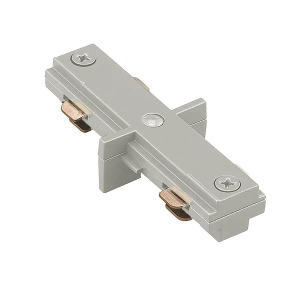 WAC Lighting H Track 120V Track I Aluminum Connector in Brushed Nickel