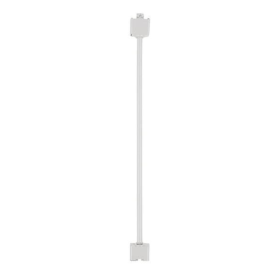 WAC Lighting H Track 18" Aluminum Line Voltage Track Head Extension in White