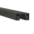 thumbnail image 1 of WAC Lighting H Track 47.24" Aluminum Single Circuit with 2 Endcaps in Black, 1 of 5