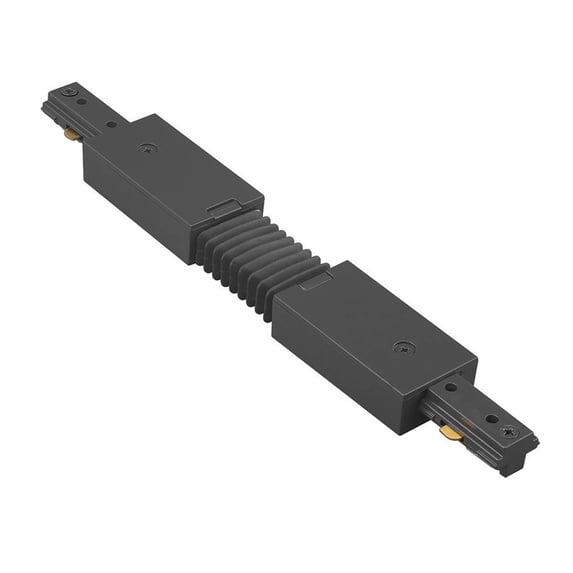 WAC Lighting H Track Aluminum Flexible Track Connector in Black